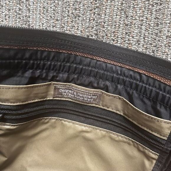 Faye Fisher Ward One of a Kind Leather Artisan Unique Leather Satchel - Picture 11 of 11